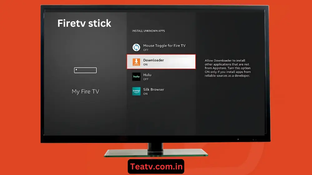 Install Downloader in firestick tv