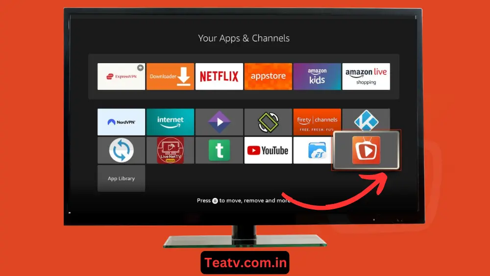 using teatv app on firestick tv
