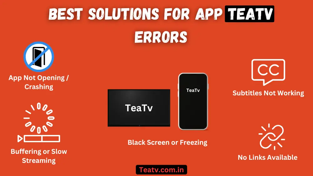Teatv error solutions