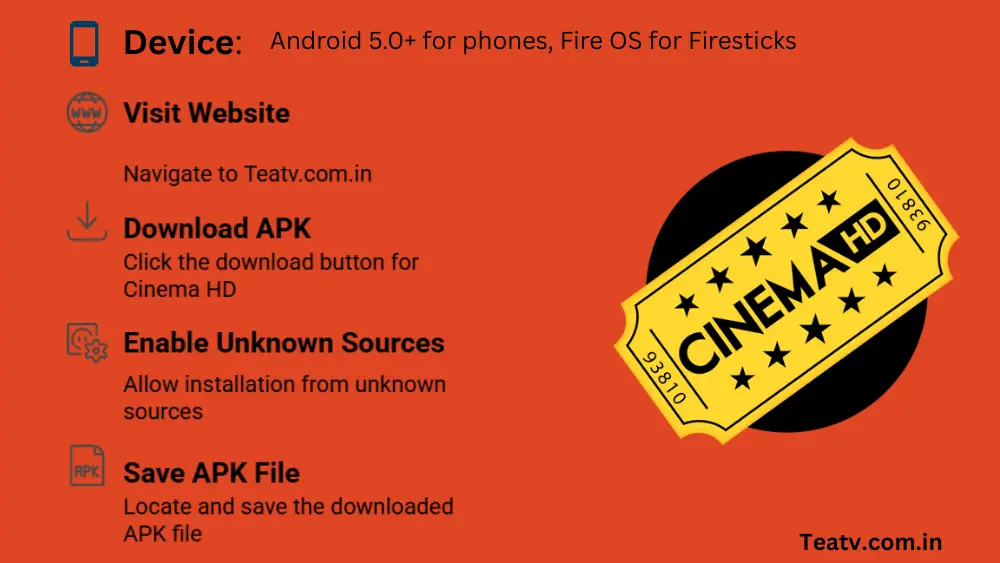 How to Download Cinema HD APK