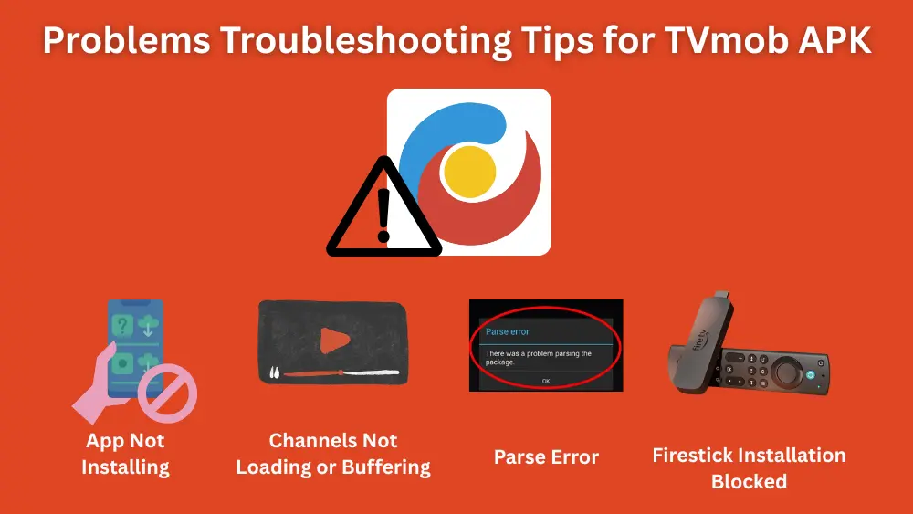 tvmob troubleshooting and error