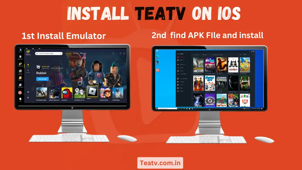Install teatv app on windows PC