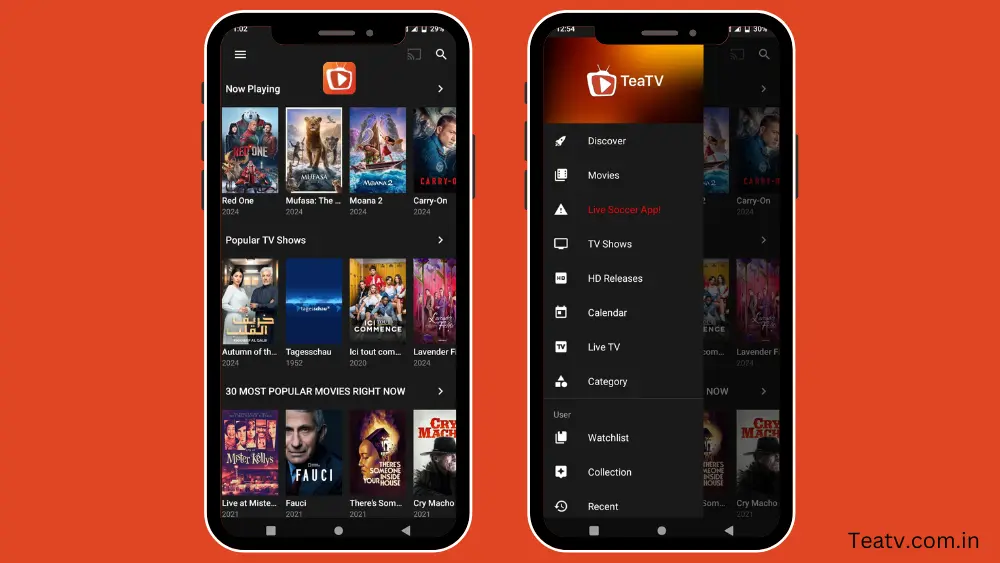 tea tv app overview