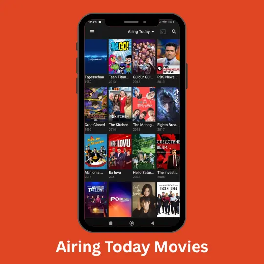 airing today movie on teatv app